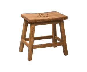 Wave stool ash lacquer