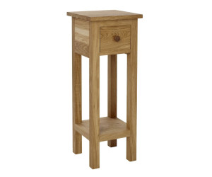 Телефонний столик для приготування з маси дуби Натуральний дуб + лляне масло Еко