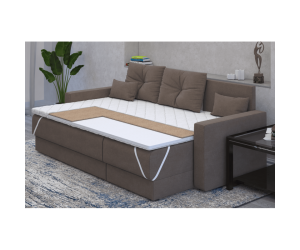 Матрас топпер Topper-futon 1/Топпер-футон 1 кокос жаккард тонкий для дивана