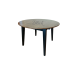 Table Casanova 1100/1600 ash rustic + wenge, wooden, modern, round, extendable, oval or round