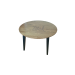 Table Casanova 1100/1600 ash rustic + wenge, wooden, modern, round, extendable, oval or round