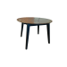 Table Casanova 1100/1600 ash rustic + wenge, wooden, modern, round, extendable, oval or round