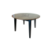 Table Casanova 1100/1600 ash rustic + wenge, wooden, modern, round, extendable, oval or round