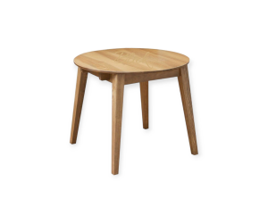 Стіл RoundNew 90/130 розкладний ясен лак