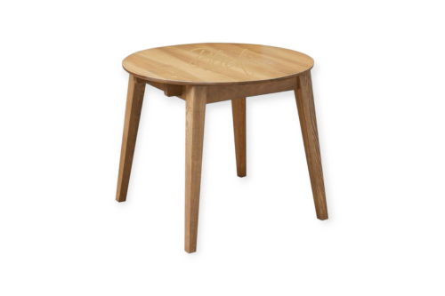 Стіл RoundNew 90/130 розкладний ясен лак