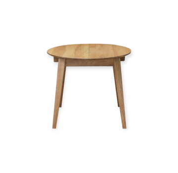 Стіл RoundNew 90/130 розкладний ясен лак