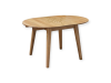 Стіл Casanova 90/130 ясен лак сучасний, розкладний, дерев'яний стіл для кухні або вітальні