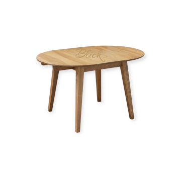 Стіл RoundNew 90/130 розкладний ясен лак