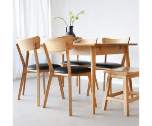 Стіл Adam 140/240 90 прямокутний ясен лак