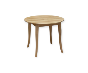 Стіл RoundWave D900 ясен лак не розкладний