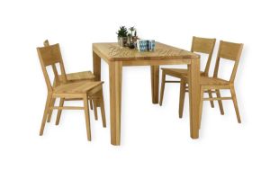 Table New York 140/80 oak oil, dining, kitchen, folding, table and chairs
