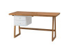 Writer table ash lacquer - writing modern in the Scandinavian style for the home