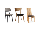 Стільці дерев'яні з ясена - всі моделі дерев'яних стільців для кухні, класичні та сучасні, з м'яким сидінням та спинкою 