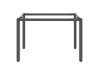 Table support Loft Q 2134 72 Antracit - furniture metal supports in Loft style