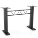 Table support Loft D 3412 72 Black - furniture metal supports in Loft style