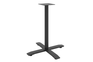 Опора для столу Loft X 53421 72 Black - металеві меблеві опори в стилі Loft