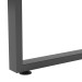 Table support Loft QD 543126 72 Black - furniture metal supports in Loft style