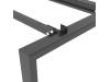 Опора для стола Loft QD 543126 72 Black - мебельные металлические опоры в стиле Loft