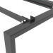 Table support Loft QD 543126 72 Black - furniture metal supports in Loft style