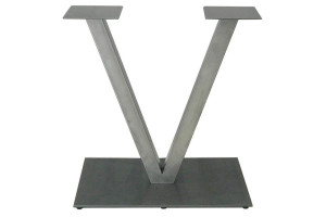 Опора для столу Loft V 3443 72 Grey - меблеві металеві опори в стилі Loft