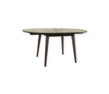 Стіл RoundNew 110(160) розкладний ясен лак венге