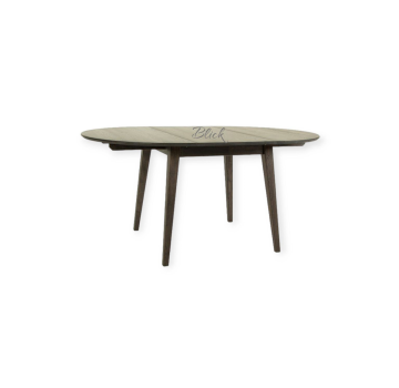 Стіл RoundNew 110(160) розкладний ясен лак венге