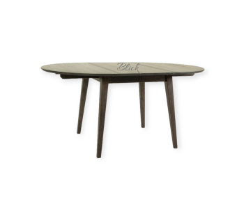 Стіл RoundNew 110(160) розкладний ясен лак венге