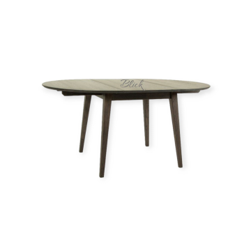 Стіл RoundNew 110(160) розкладний ясен лак венге