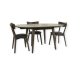 Table Casanova 1100/1600 ash wenge, wooden, modern, round, extendable, oval or round