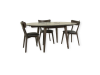 Table Casanova 1100/1600 ash wenge, wooden, modern, round, extendable, oval or round