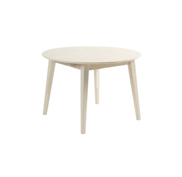 Стіл RoundNew 110/160 розкладний з ясена лак perl