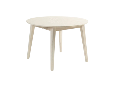 Стіл RoundNew 110/160 розкладний з ясена лак perl