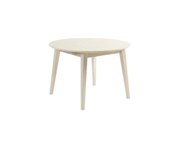 Стіл RoundNew 110/160 розкладний з ясена лак perl