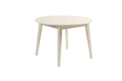 Стіл RoundNew 110/160 розкладний з ясена лак perl