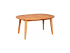 Casanova table 1100/1600 oak lacquer
