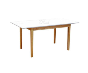Table Modern 120/160 * 80 ash white&nat