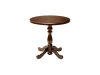 Round table R-1 D-800 walnut