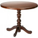 Round table R-2 D-940 walnut