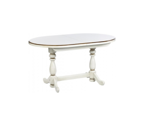 Table GOOD Large 1800/2200 WHITE & GOLD