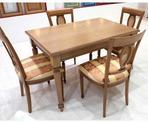 Стол Apollon 11  Walnut Itali & Brown