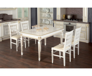 Floris White & Gold table 