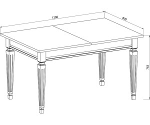 Стол Garbend Black & White