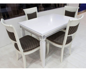 Table MarSell White & Silver 