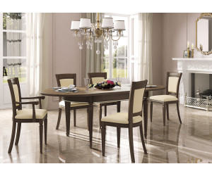 Стіл OrFino Walnut & Gold 