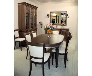 Стіл OrFino Walnut & Gold 