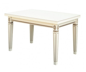 Ortis White & Gold table 