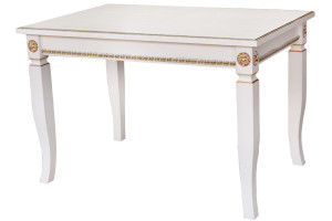 Positano White & Gold table 