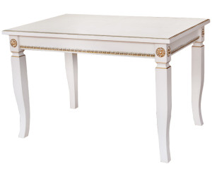 Стол Positano White & Gold