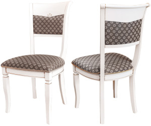 Стол Positano White & Gold