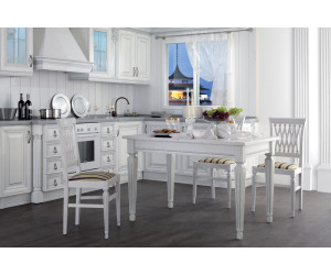 Стол RinoWAtion White & Argento